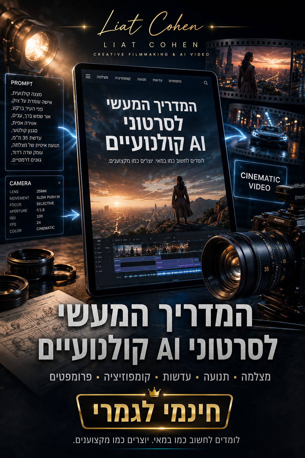 המדריך המעשי לסרטוני AI קולנועיים - מאת ליאת כהן